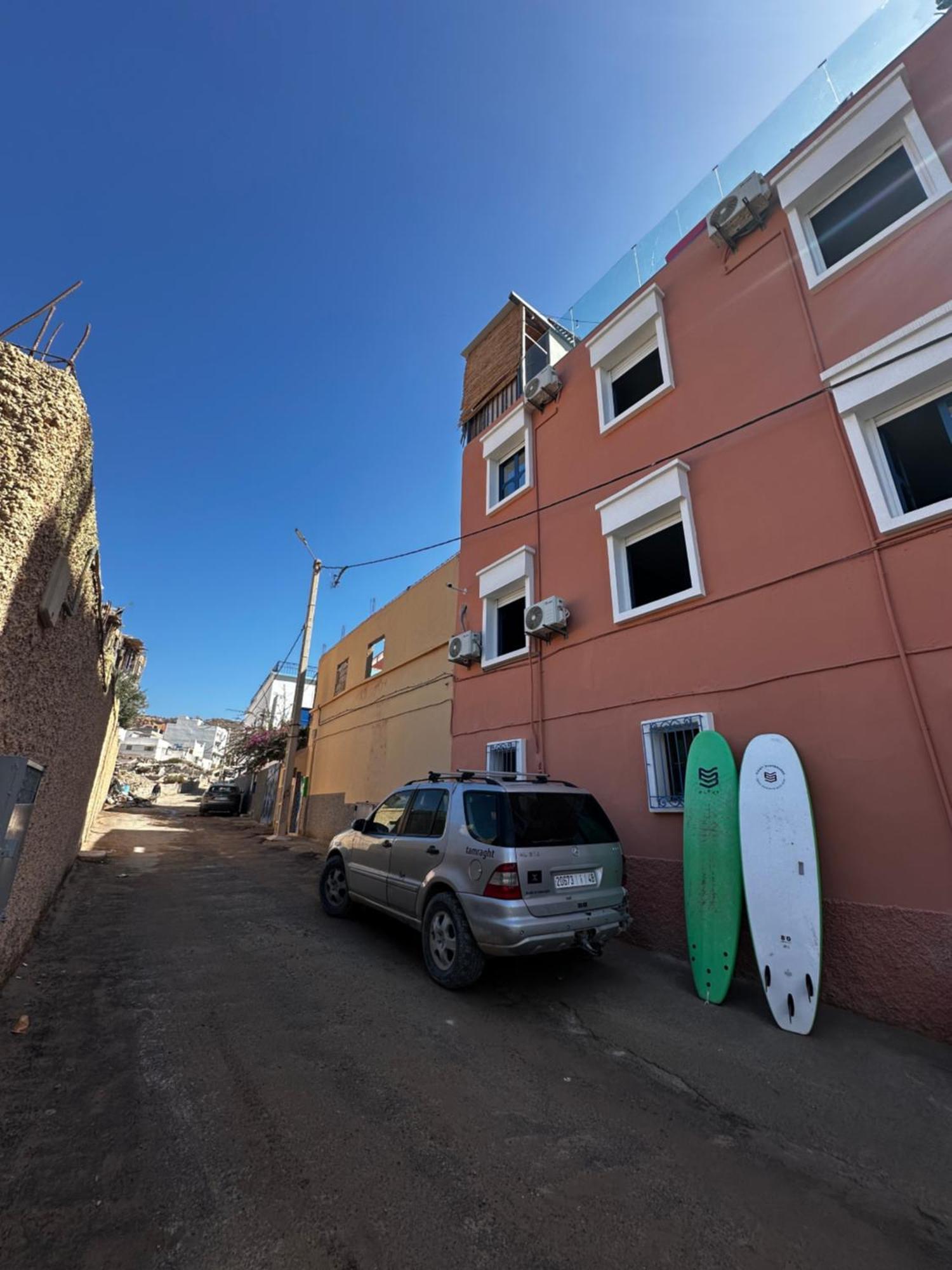 Hostel Playa Del Sol Surf House Tamraght Exterior foto